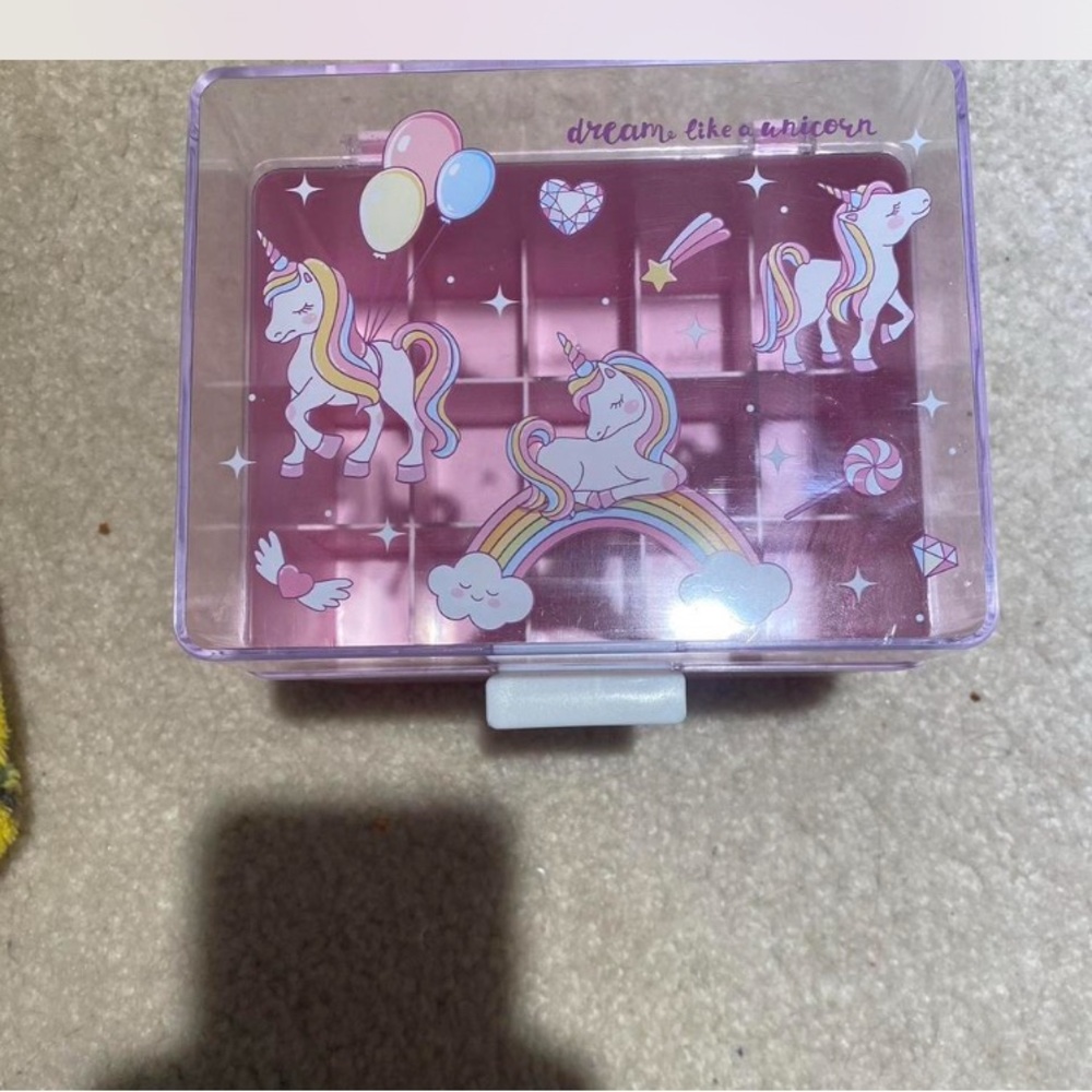 Unicorn-Themed Bath Organizer - Pink
